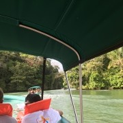 Met de boot op de rivier