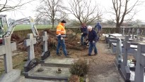 reconstructie begraafplaats biest-houtakker