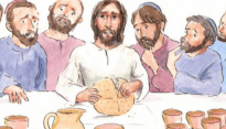 Jezus breekt het brood