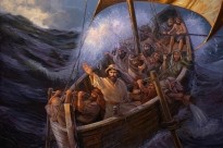Jezus kalmeert de storm