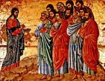 uitzending 12 apostelen, twee aan twee het veld ingestuurd