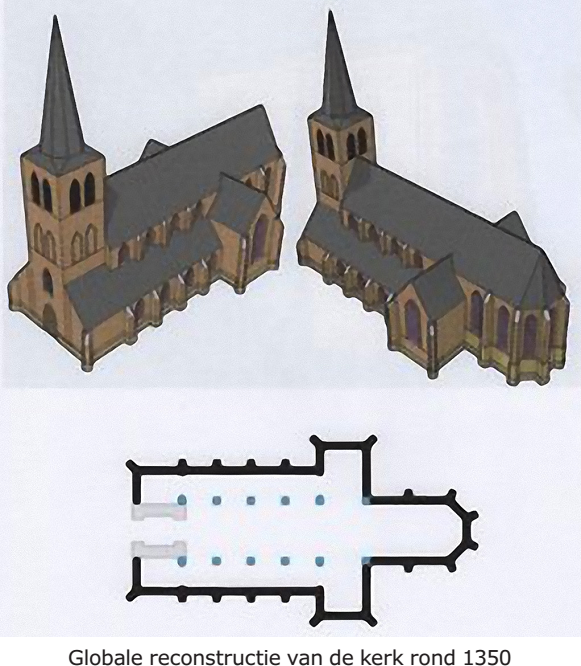 Sint-Petruskerk Hilvarenbeek in de 14de en 15de eeuw
