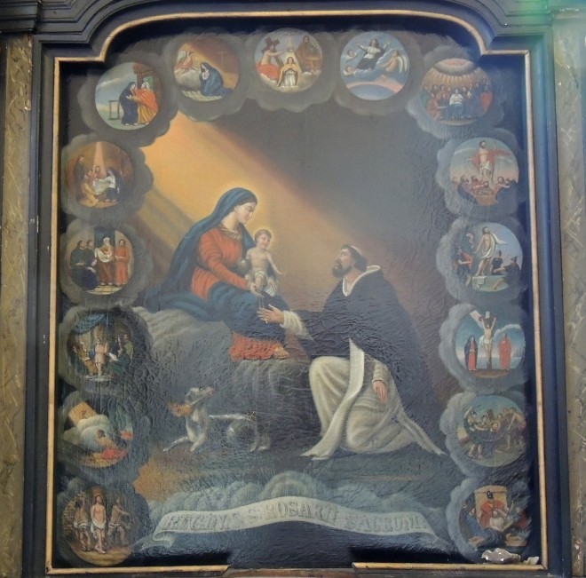 Schilderij Maria-altaar Willibrorduskerk Diessen
