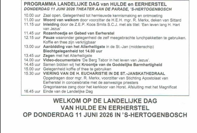 Programma landelijke dag hulde en eerherstel