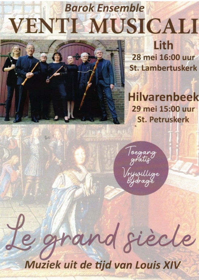 Venti Musicali concert 2de pinksterdag Petruskerk
